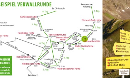 Auf der Vewallrunde ein gutes Ziel.
