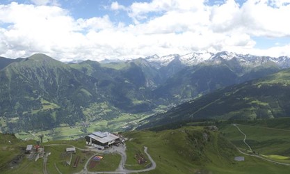 Blick von der Schlossalm in Gasteiner Tal