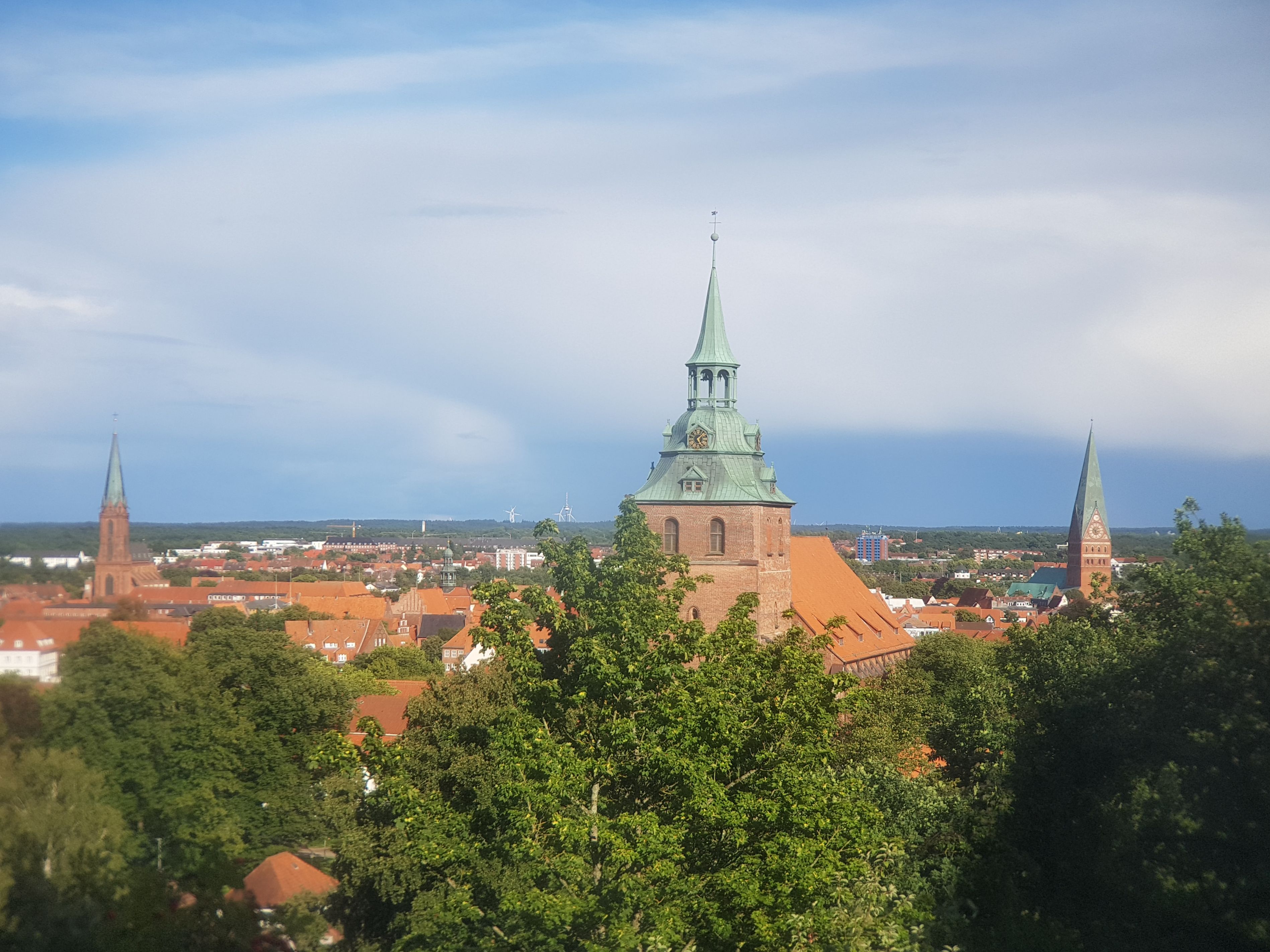 Blick vom Kalkberg auf Lüneburg