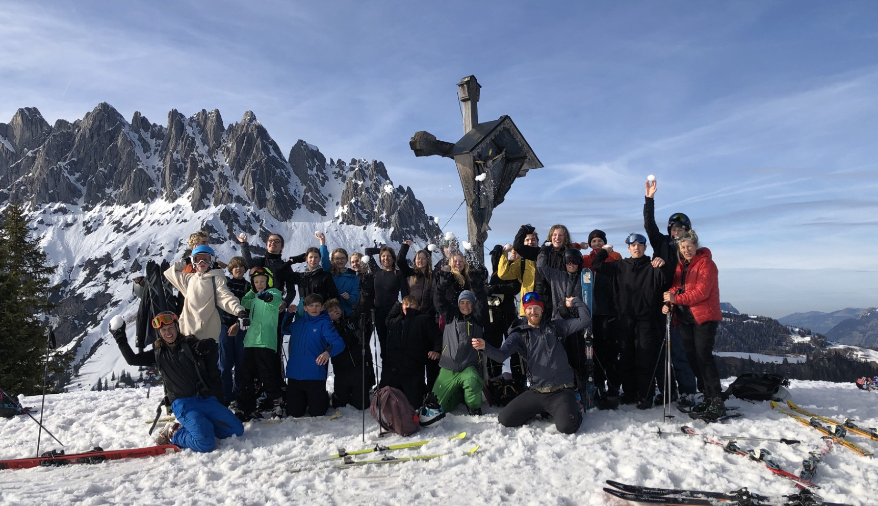 Gruppenbild auf dem Hochkeil